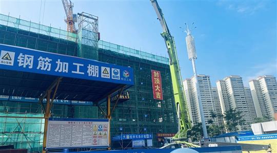 广西裕达工程有限公司2021年自营项目顺利封顶